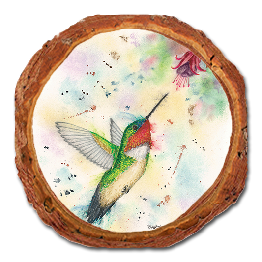 Coaster: Live Edge - Bartholet's Fuchsia Fun