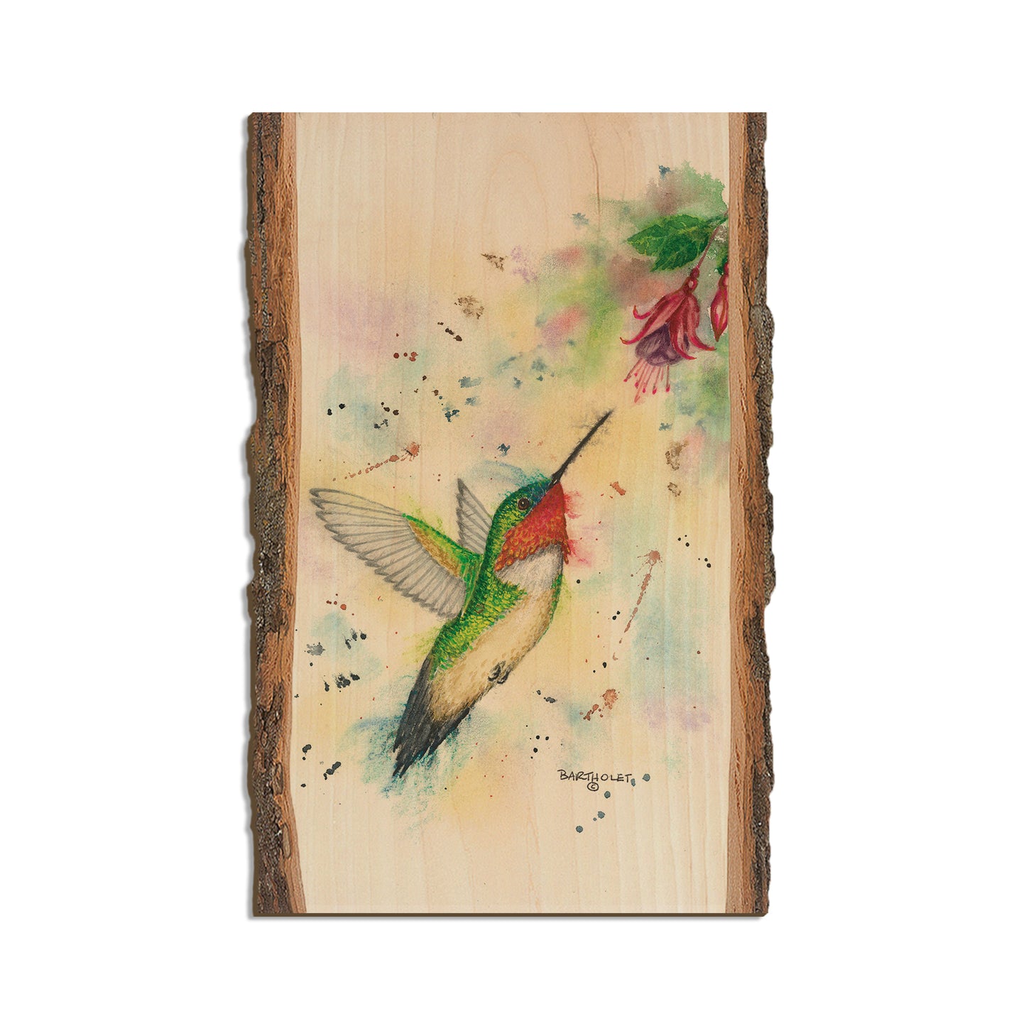 Bartholet's Fuchsia Fun  - Live Edge Live Edge Magnet (5pk // $2.80ea)