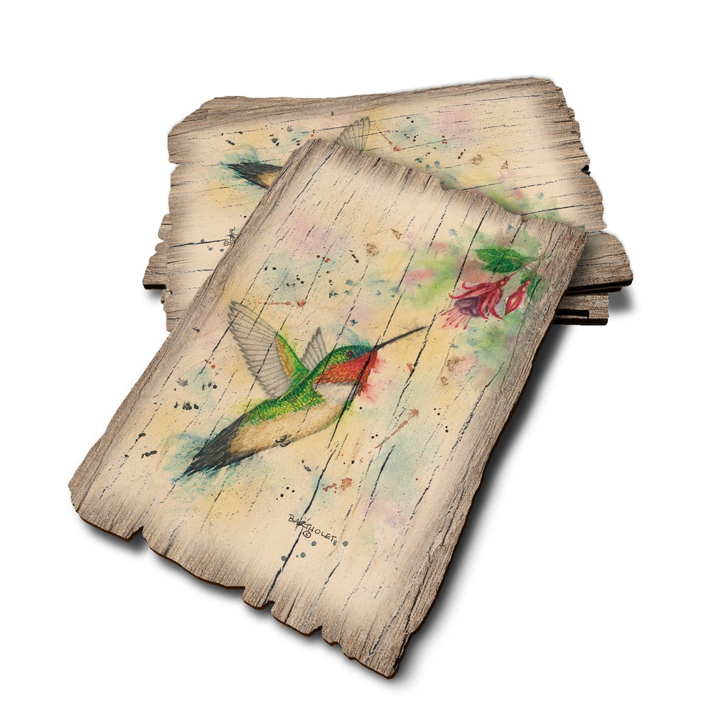 Bartholet's Fuchsia Fun - Weathered Edge Rustic Edge Postcard (5pk // $2.80ea)