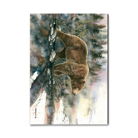 Greeting Card: Classic Edge - Bartholet's Glacier Grizz