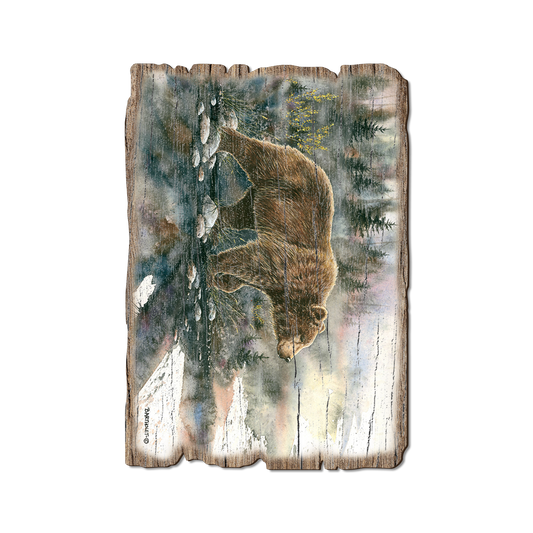 Greeting Card: Weathered Edge - Bartholet's Glacier Grizz