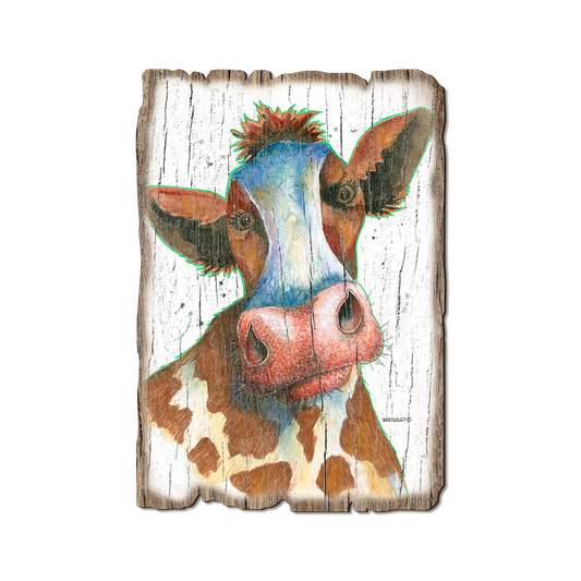 Greeting Card: Weathered Edge - Bartholet's Got Milk