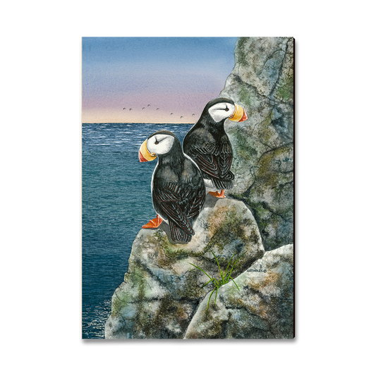 Magnet: Classic Edge - Bartholet's Horned Puffins
