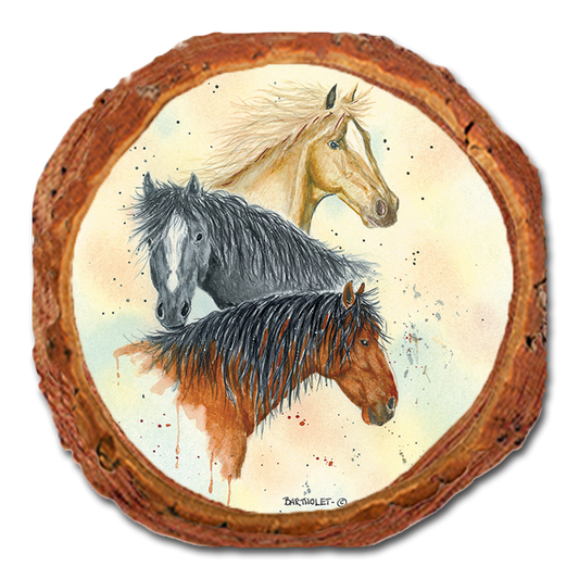 Coaster: Live Edge - Bartholet's Horse Trio