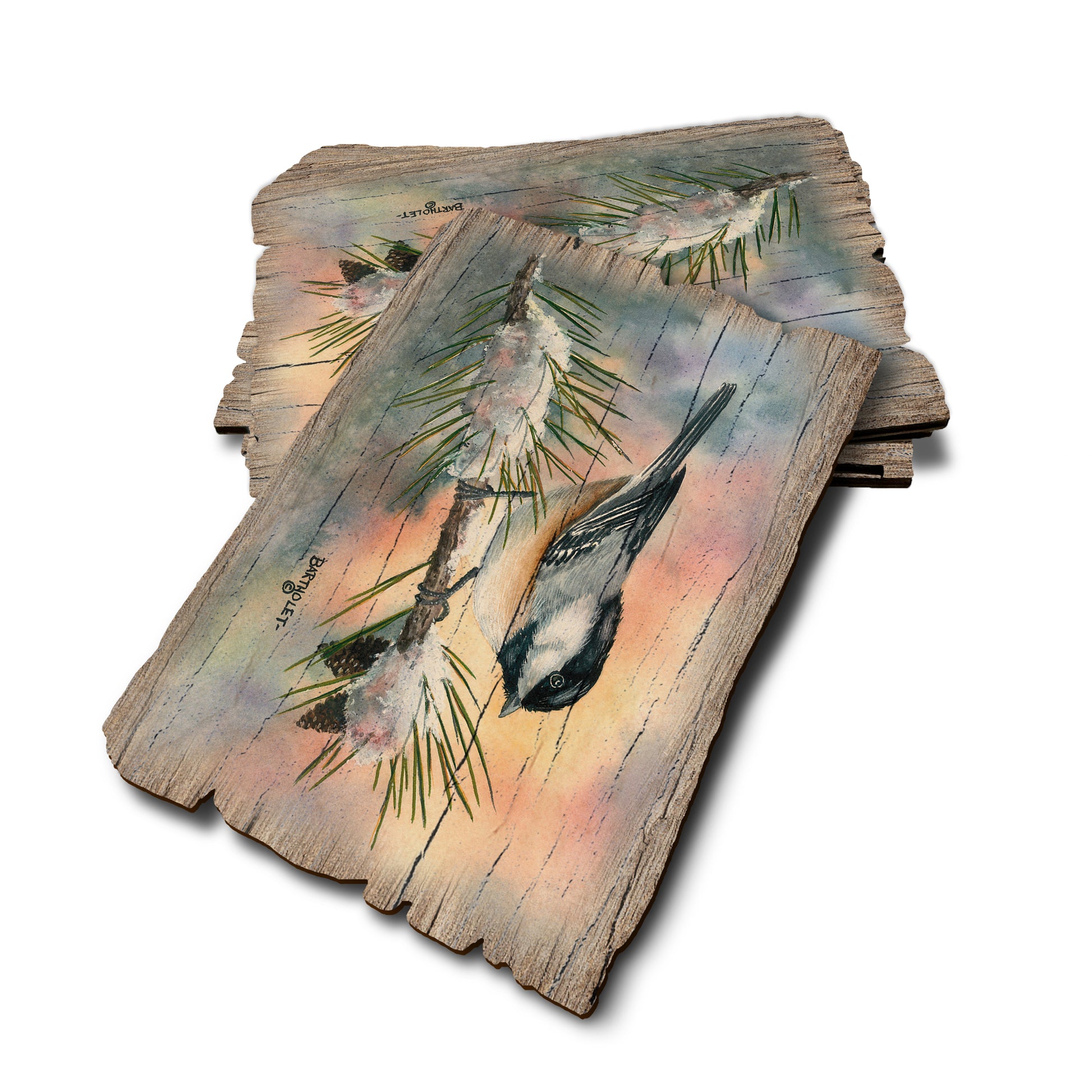 Bartholet's Little Flitter - Weathered Edge Rustic Edge Postcard (5pk // $2.80ea)
