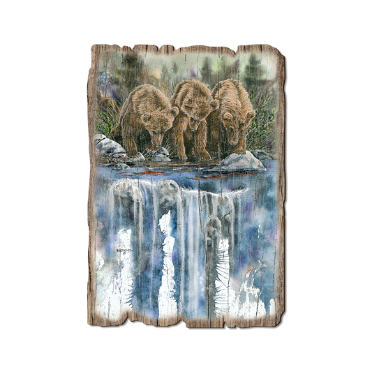 Greeting Card: Weathered Edge - Bartholet's Looks Like Fish