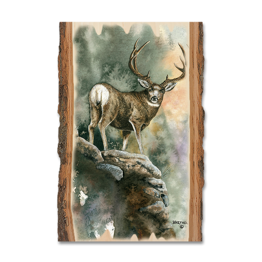Greeting Card: Live Edge - Bartholet's Last Light Muley