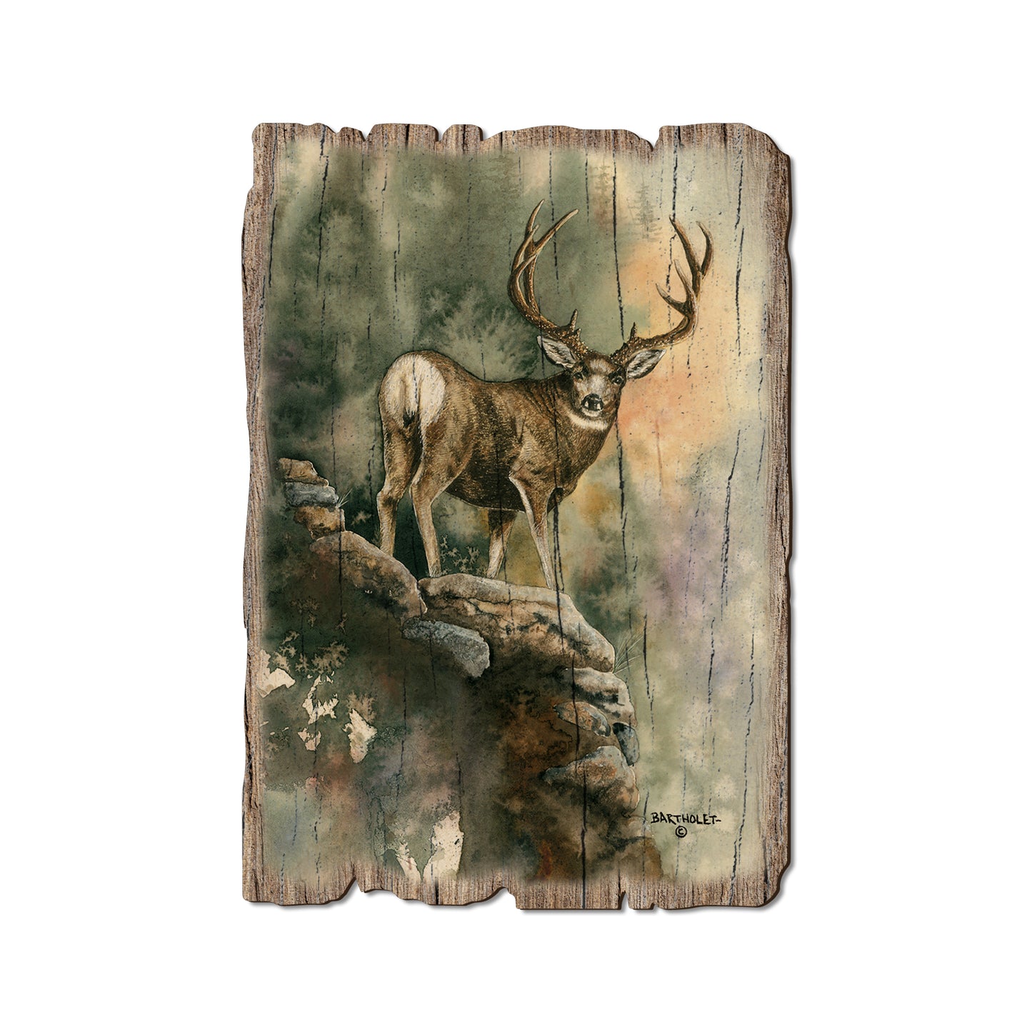 Bartholet's Last Light Muley - Rustic Edge Postcards & Magnets Rustic Edge Postcard (5pk // $2.80ea)