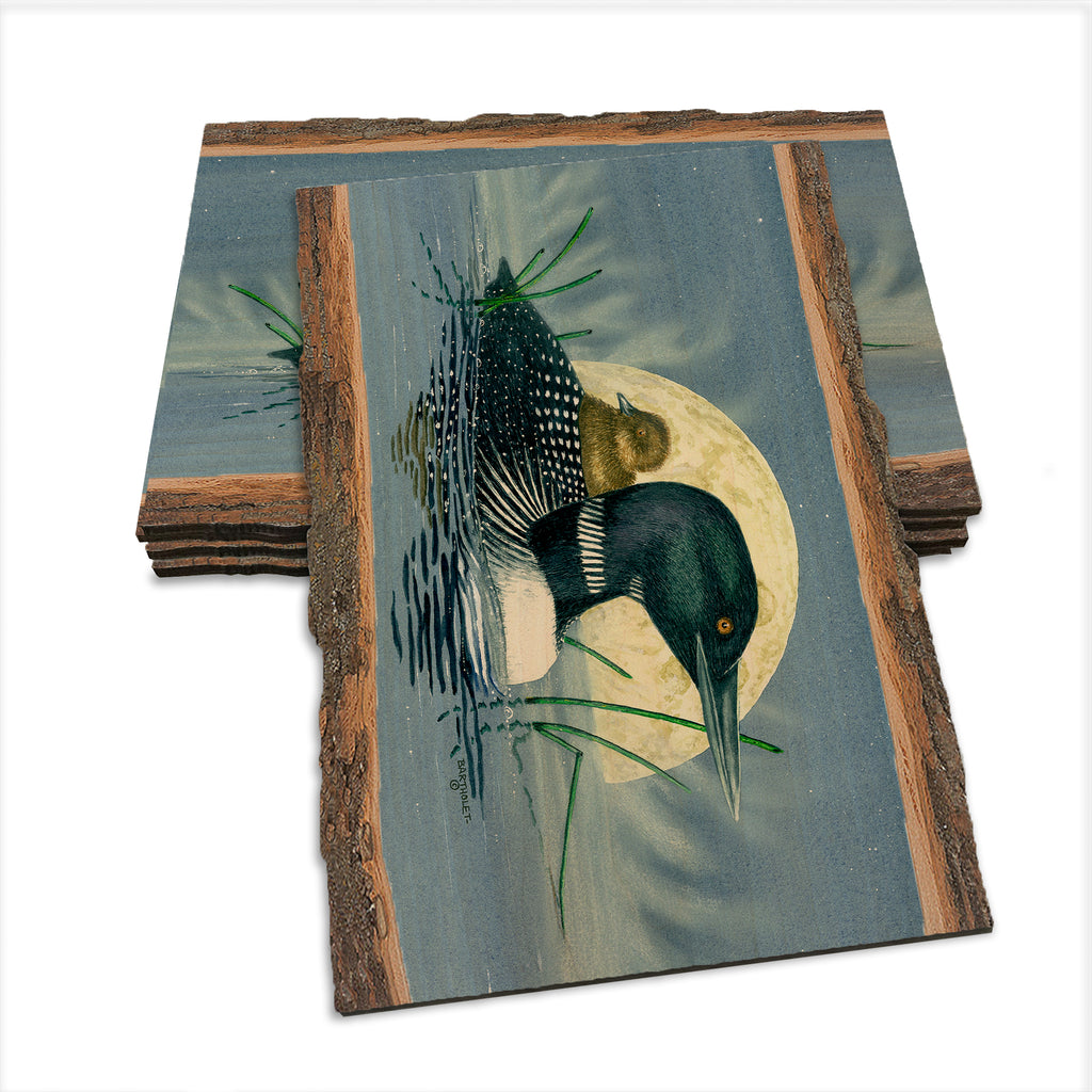 Bartholet's Loon Moon  - Live Edge Live Edge Postcard (5pk // $2.80ea)