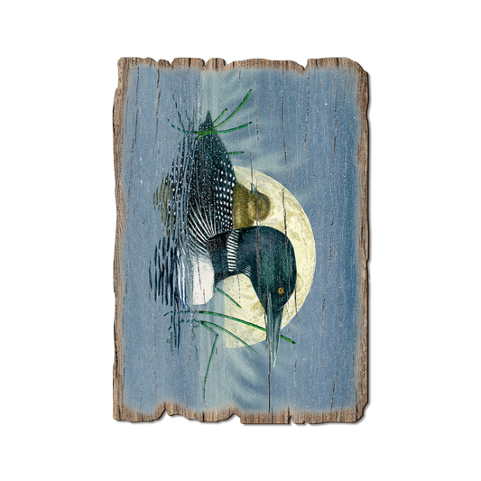 Greeting Card: Weathered Edge - Bartholet's Loon Moon