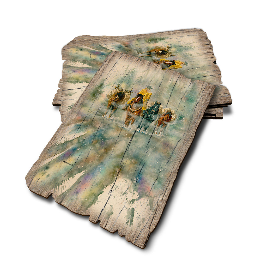 Bartholet's Last Pack - Weathered Edge Rustic Edge Postcard (5pk // $2.80ea)