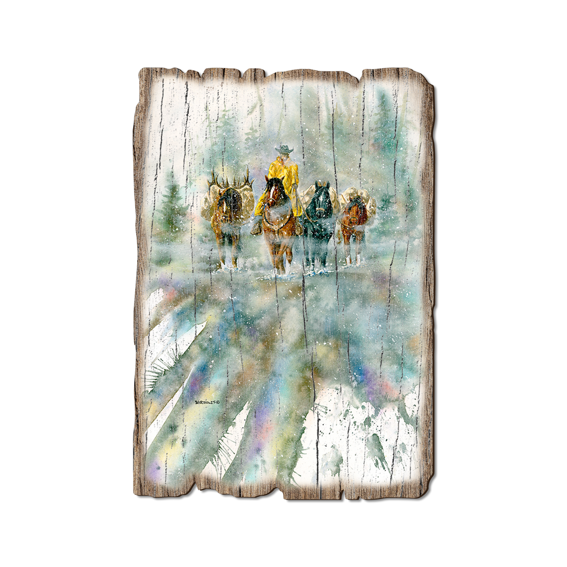Greeting Card: Weathered Edge - Bartholet's Last Pack