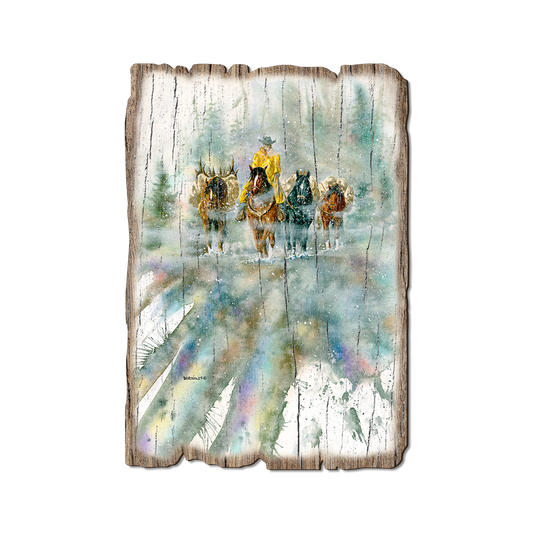 Greeting Card: Weathered Edge - Bartholet's Last Pack