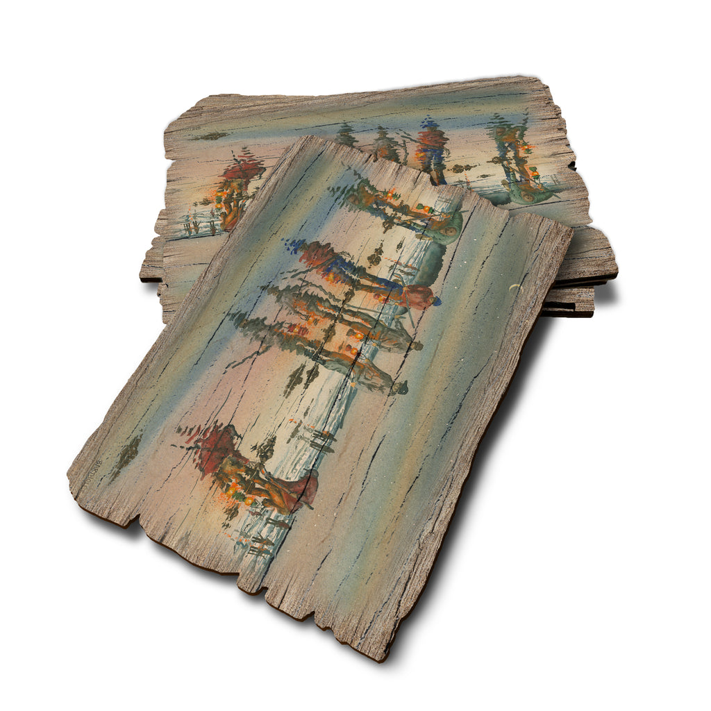 Bartholet's Night Dig - Weathered Edge Rustic Edge Postcard (5pk // $2.80ea)