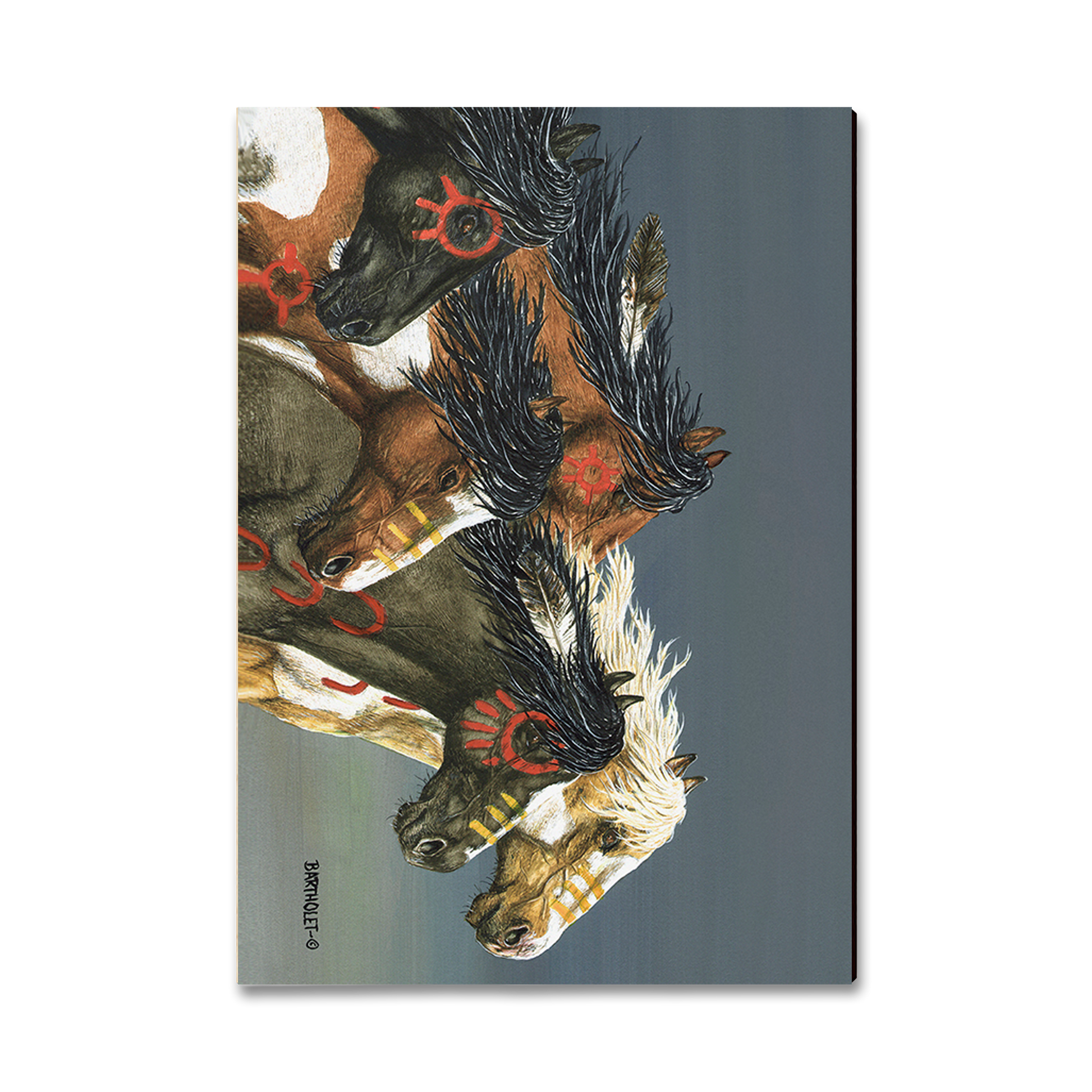 Greeting Card: Classic Edge - Bartholet's Night Raid