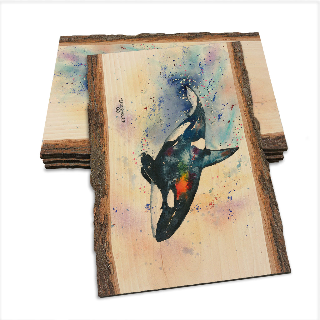 Bartholet's Orca  - Live Edge Live Edge Coaster (5pk // $2.80ea)