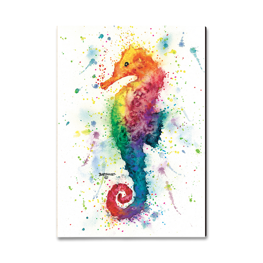 Greeting Card: Classic Edge - Bartholet's One Seahorse
