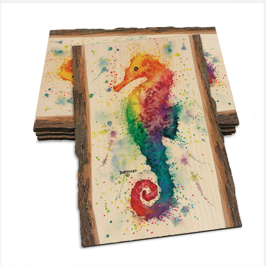 Bartholet's One Seahorse  - Live Edge Live Edge Postcard (5pk // $2.80ea)
