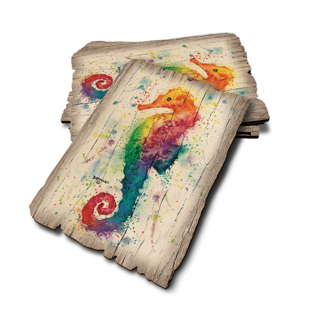 Bartholet's One Seahorse - Weathered Edge Rustic Edge Postcard (5pk // $2.80ea)