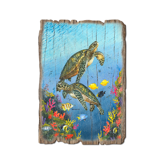 Greeting Card: Weathered Edge - Bartholet's Paradise