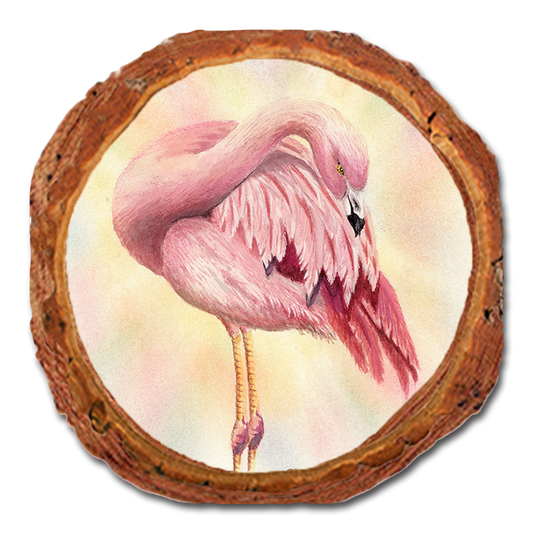 Coaster: Live Edge - Bartholet's Pink Flamingo