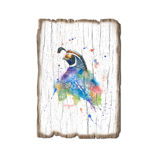 Greeting Card: Weathered Edge - Bartholet's Quail Fantasy (Pack of 5)