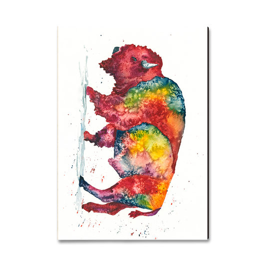 Magnet: Classic Edge - Bartholet's Rainbow Bison