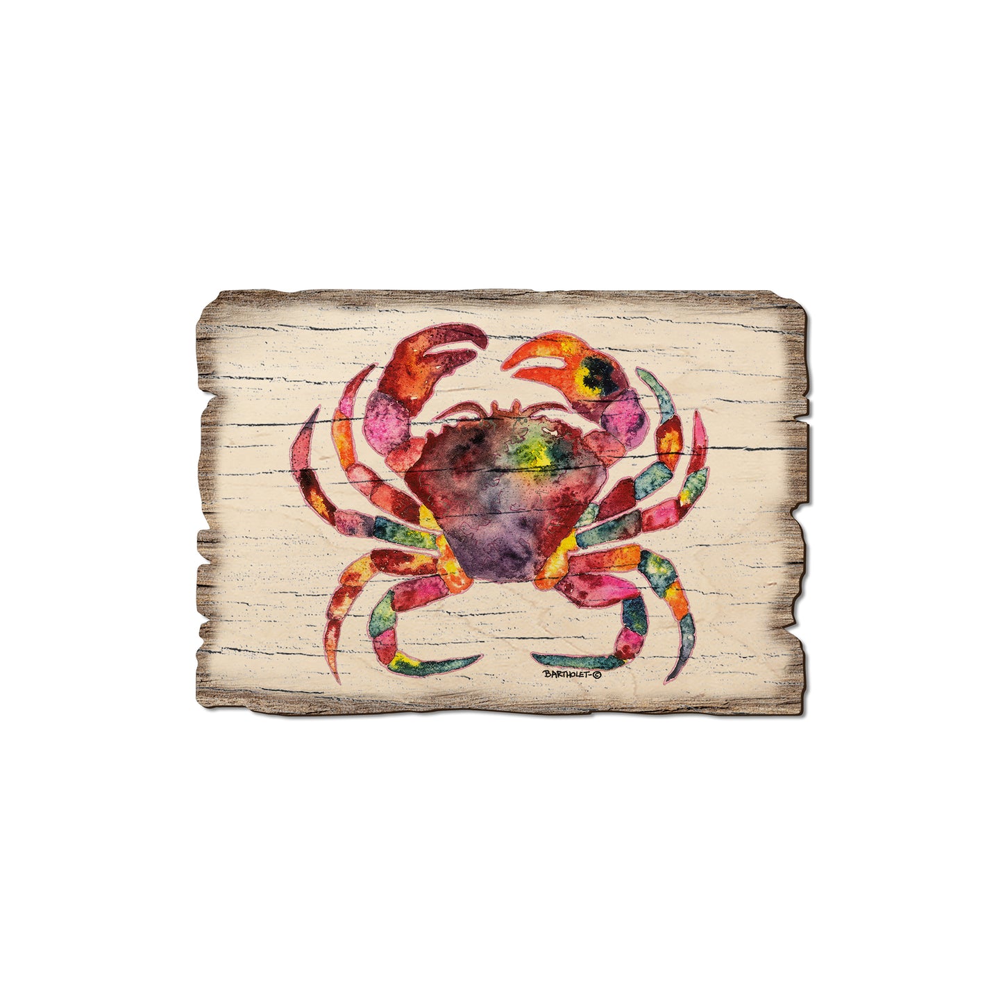 Bartholet's Rainbow Crab - Rustic Edge Postcards & Magnets Rustic Edge Magnet (5pk // $2.80ea)