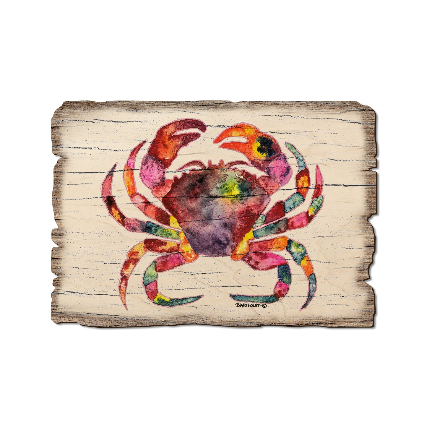 Bartholet's Rainbow Crab - Rustic Edge Postcards & Magnets Rustic Edge Postcard (5pk // $2.80ea)