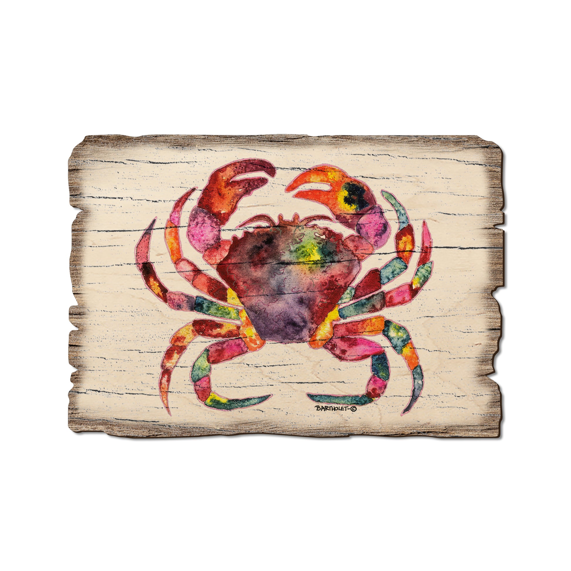 Bartholet's Rainbow Crab - Rustic Edge Postcards & Magnets Rustic Edge Postcard (5pk // $2.80ea)