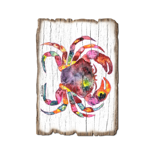 Greeting Card: Weathered Edge - Bartholet's Rainbow Crab (Pack of 5)