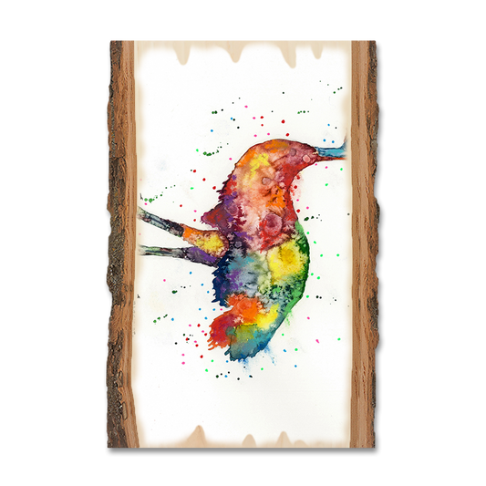 Greeting Card: Live Edge - Bartholet's Rainbow Emu
