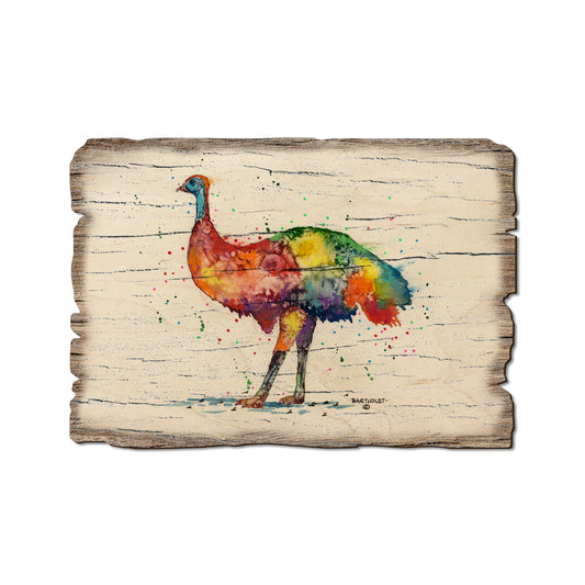 Bartholet's Rainbow Emu - Rustic Edge Postcards & Magnets Rustic Edge Postcard (5pk // $2.80ea)