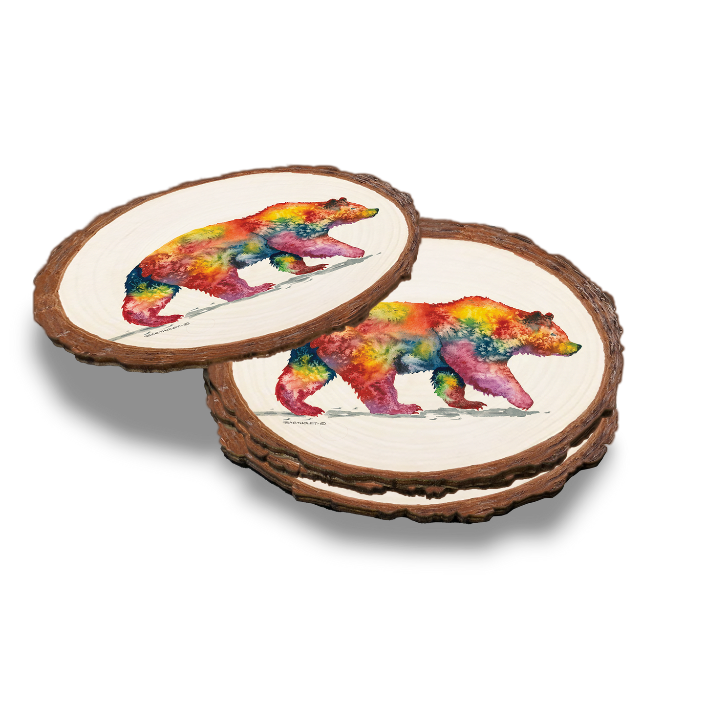 Bartholet's Rainbow Grizzly  - Live Edge