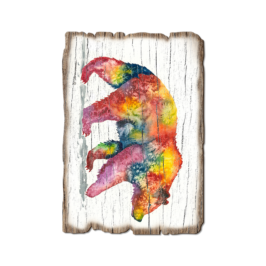 Greeting Card: Weathered Edge - Bartholet's Rainbow Grizzly (Pack of 5)