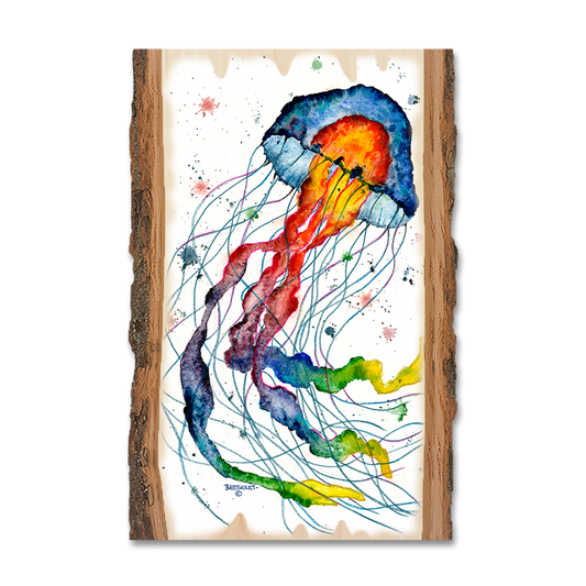 Greeting Card: Live Edge - Bartholet's Rainbow Jellyfish
