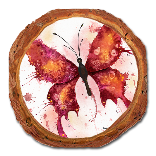Coaster: Live Edge - Bartholet's Rainbow Lady in Red