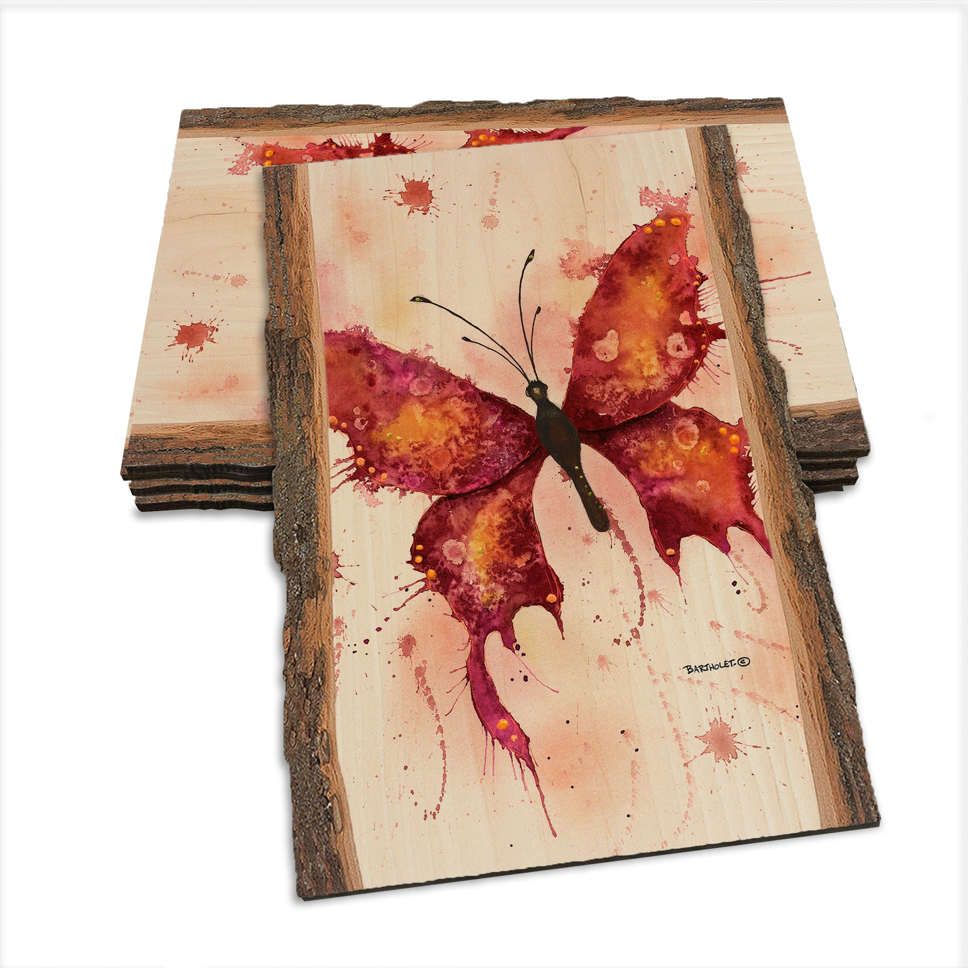 Bartholet's Rainbow Lady in Red  - Live Edge Live Edge Postcard (5pk // $2.80ea)