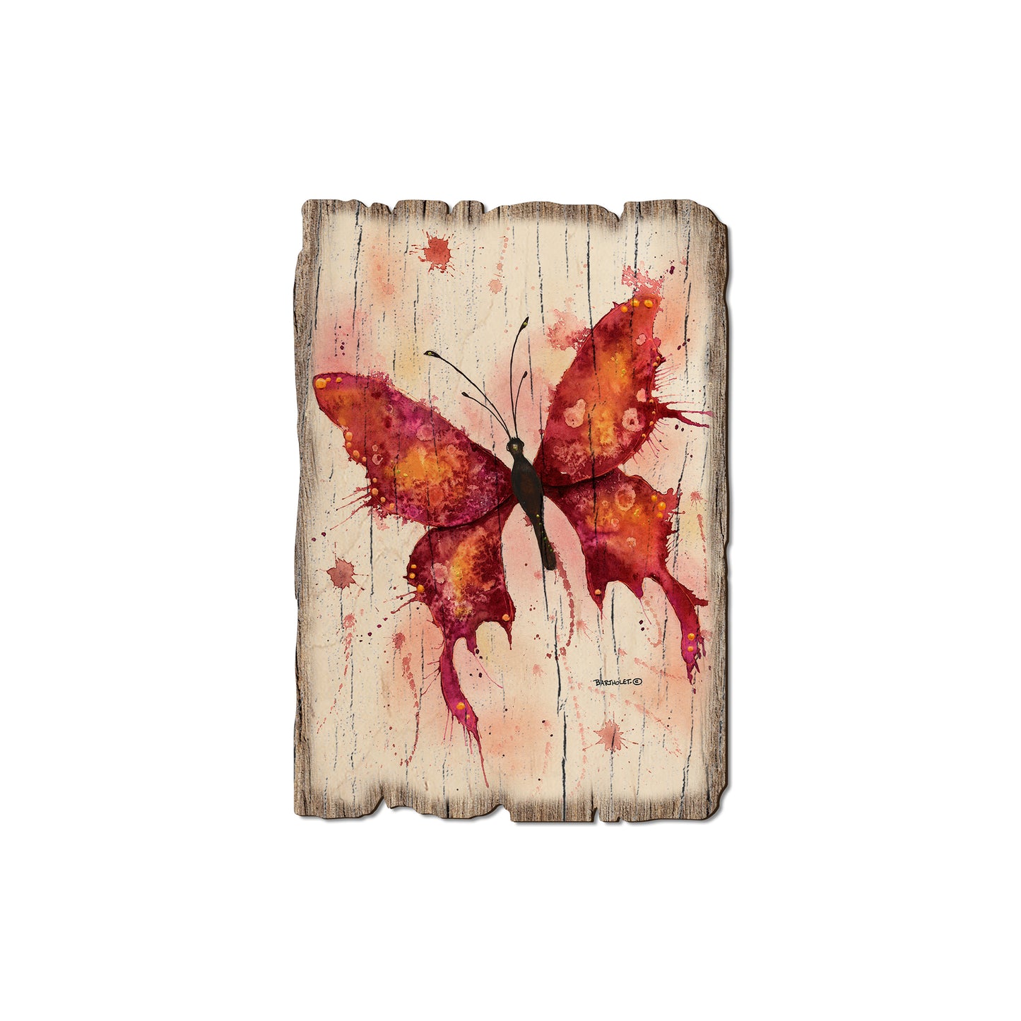Bartholet's Rainbow Lady In Red - Rustic Edge Postcards & Magnets Rustic Edge Magnet (5pk // $2.80ea)
