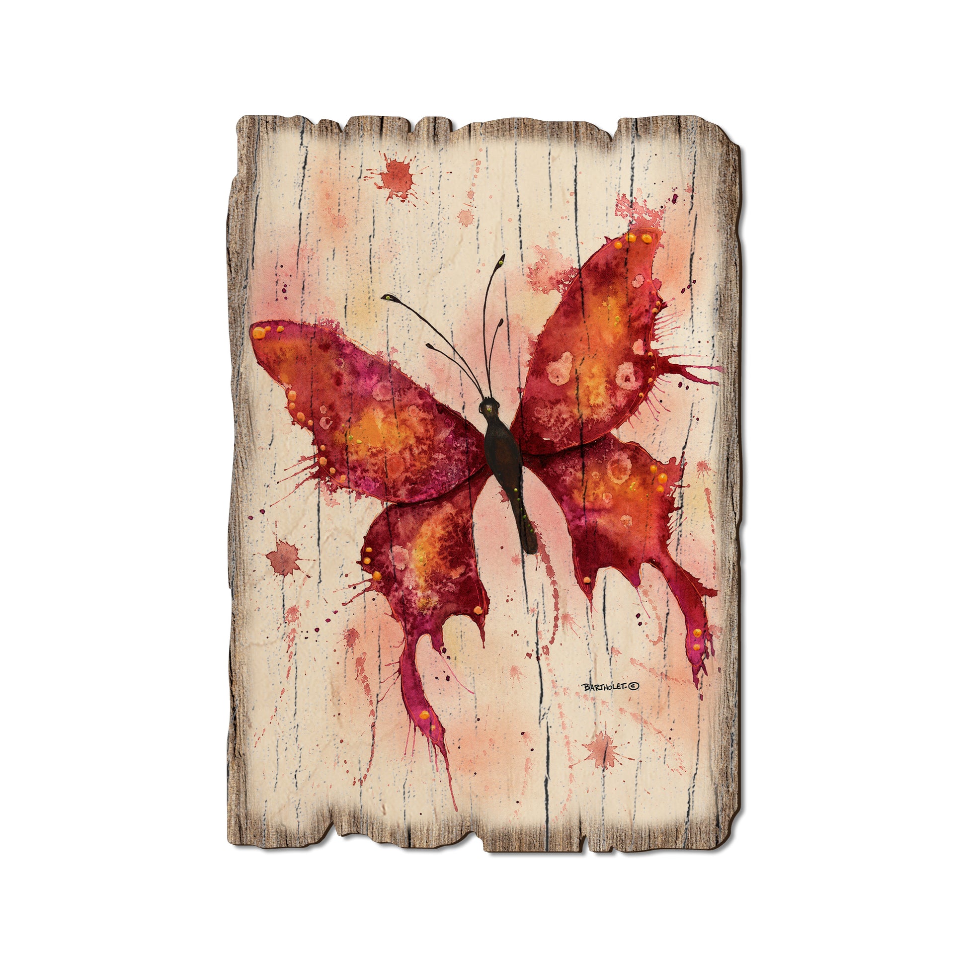 Bartholet's Rainbow Lady In Red - Rustic Edge Postcards & Magnets Rustic Edge Postcard (5pk // $2.80ea)