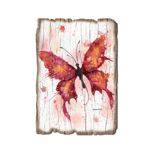 Greeting Card: Weathered Edge - Bartholet's Rainbow Lady in Red (Pack of 5)