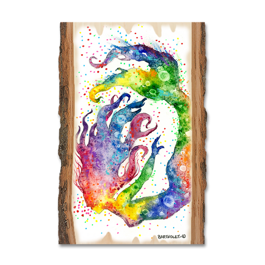 Magnet: Live Edge - Bartholet's Rainbow Mermaid