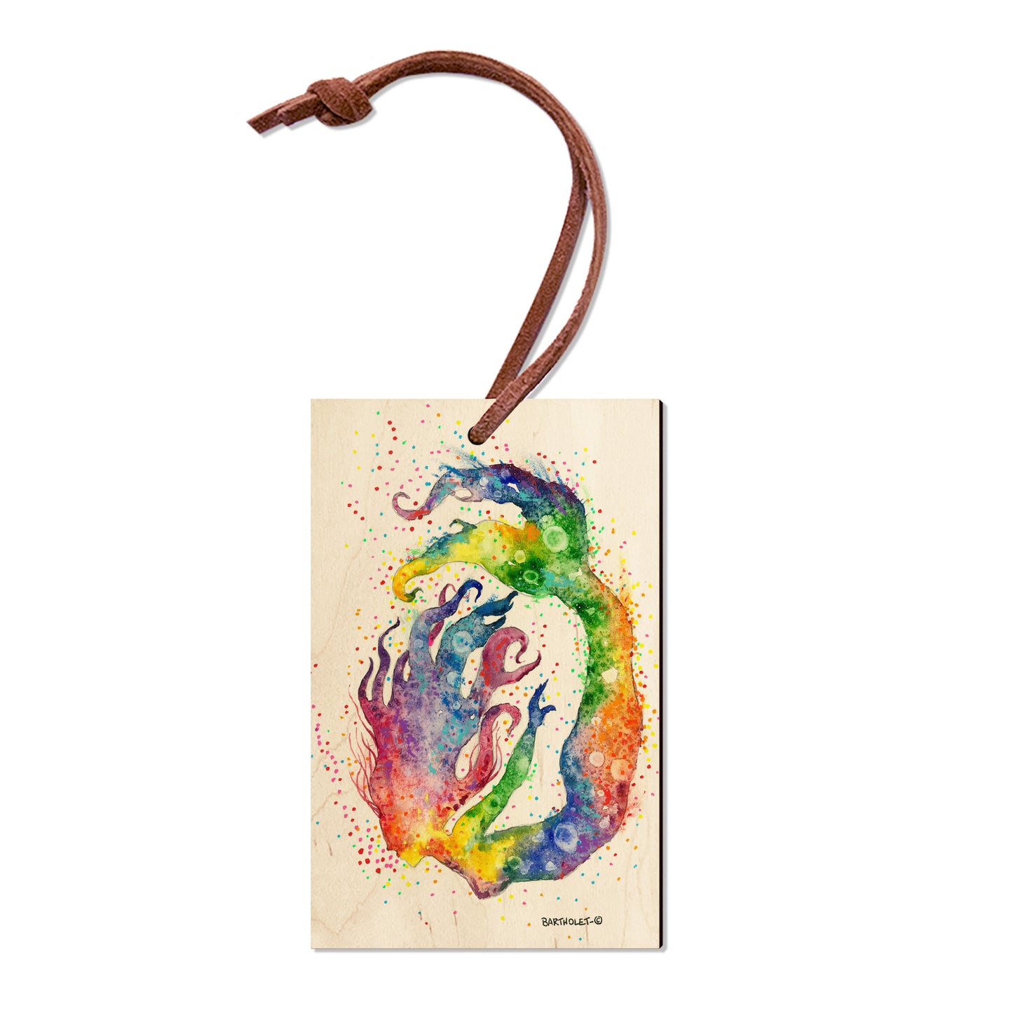Bartholet's Rainbow Mermaid - Magnet Classic Edge Ornament (5pk // $2.80ea)