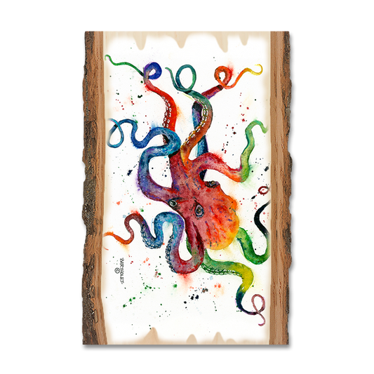 Magnet: Live Edge - Bartholet's Rainbow Octopus