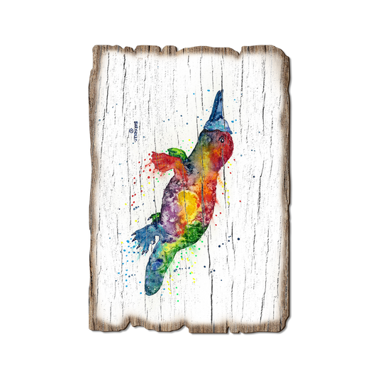 Greeting Card: Weathered Edge - Bartholet's Rainbow Platypus (Pack of 5)