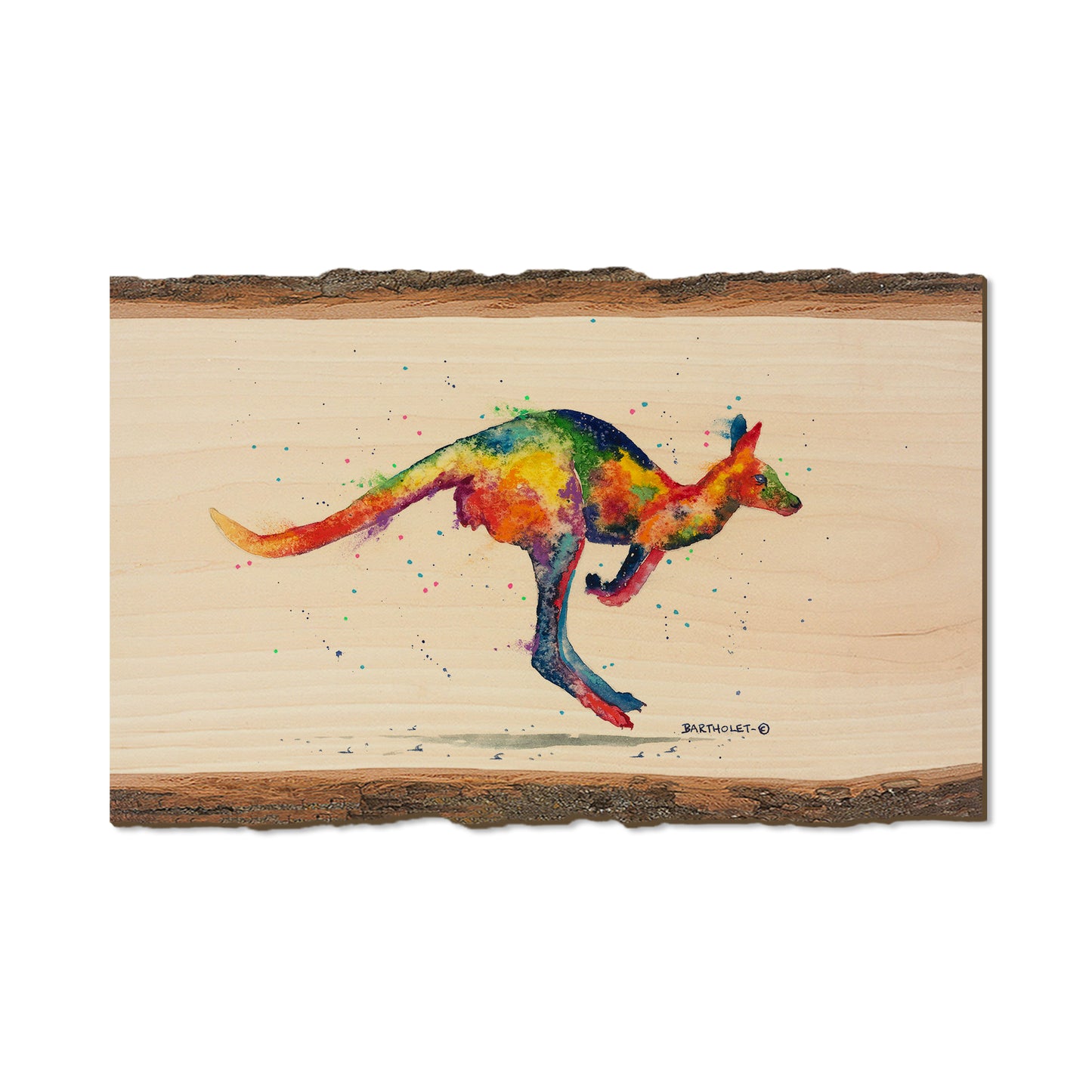 Bartholet's Rainbow Roo  - Live Edge Live Edge Magnet (5pk // $2.80ea)