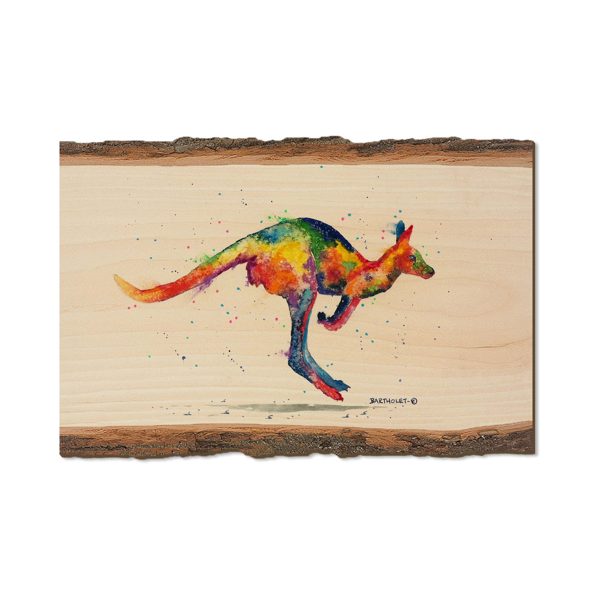 Bartholet's Rainbow Roo  - Live Edge Live Edge Postcard (5pk // $2.80ea)