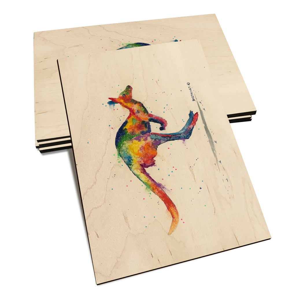 Bartholet's Rainbow Roo  - Classic Edge Classic Edge Postcard (5pk // $2.80ea)