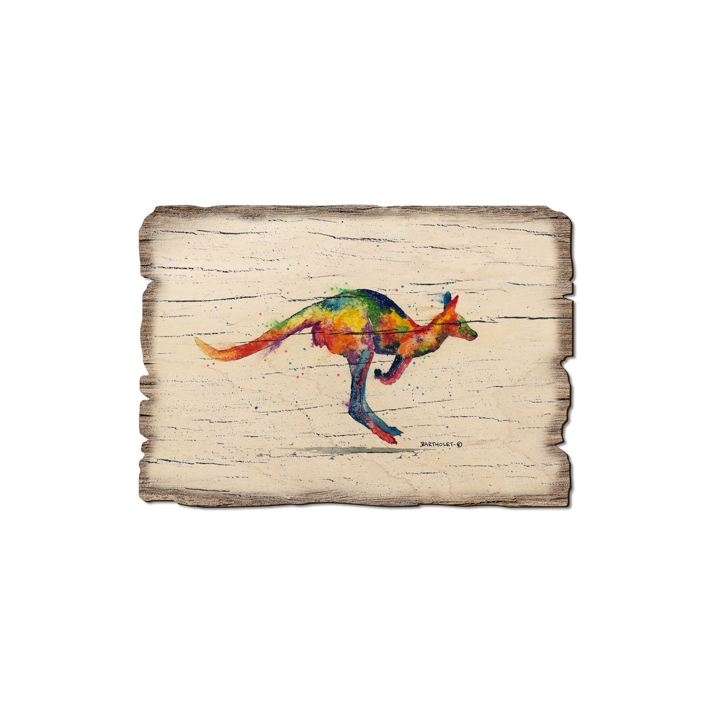 Bartholet's Rainbow Roo - Rustic Edge Postcards & Magnets Rustic Edge Magnet (5pk // $2.80ea)
