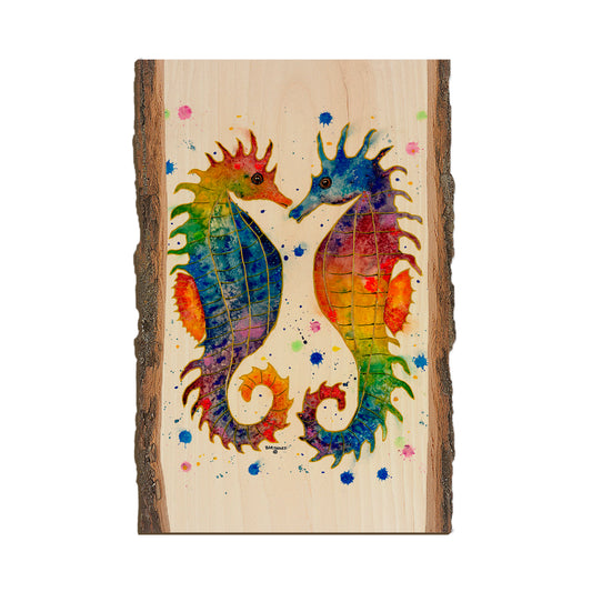 Bartholet's Rainbow Seahorses  - Live Edge Live Edge Postcard (5pk // $2.80ea)